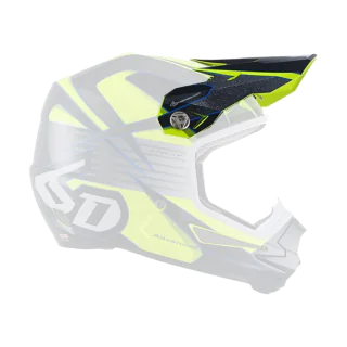 6D Kinder Helmklep ATR-1Y Avenger - Neon Geel
