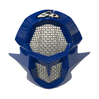 6D Mondstuk ATR-1 Carbon - Electric Blauw / Wit