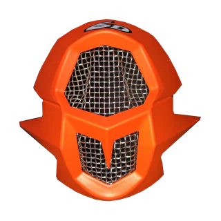 6D Mondstuk ATR-1 Edge - Neon Oranje / Wit