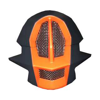 6D Mondstuk ATR-1 Stealth Graphic - Charcoal / Neon Oranje