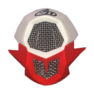 6D Mondstuk ATR-1 Team FCR Carbon - Red / Carbon