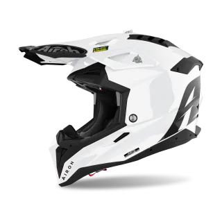Airoh Crosshelm Aviator 3 Color - Glans Wit