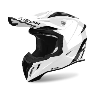 Airoh Crosshelm Aviator Ace 2 Color - Glans Wit