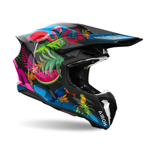 Airoh Crosshelm Twist 3 Amazonia - Glans Multi
