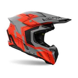 Airoh Crosshelm Twist 3 Dizzy - Mat Fluo Oranje