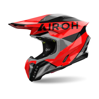 Airoh Crosshelm Twist 3 King - Glans Rood