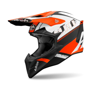 Airoh Crosshelm Wraap Feel - Mat Oranje