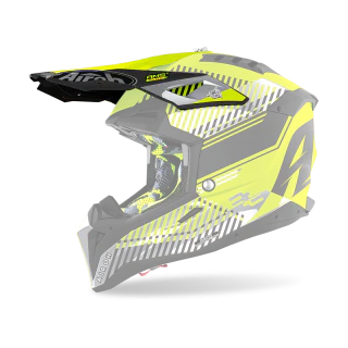 Airoh Helmklep Aviator 3 Wave - Mat Fluo Geel