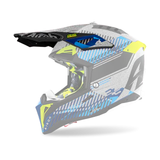 Airoh Helmklep Aviator 3 Wave - Zilver / Chrome