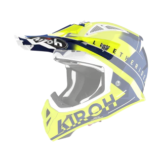 Airoh Helmklep Aviator Ace Amaze - Glans Blauw