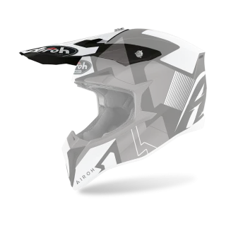 Airoh Helmklep Wraap Raze - Mat Zwart / Wit