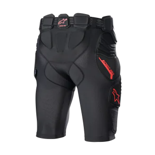 Alpinestars Beschermingsbroek Kort Bionic Pro - Zwart / Rood