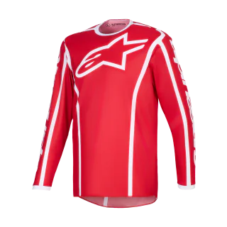 Alpinestars Cross Shirt 2026 Fluid Apex - Rood / Wit