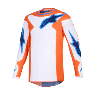 Alpinestars Cross Shirt 2026 Fluid Grid - Oranje / Ucla / Blauw