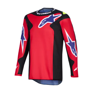 Alpinestars Cross Shirt 2026 Fluid Grid - Rood / Zwart / Paars