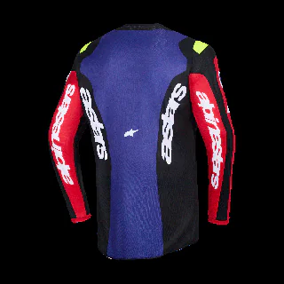 Alpinestars Cross Shirt 2026 Fluid Grid - Rood / Zwart / Paars
