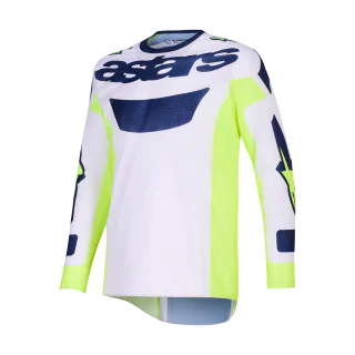 Alpinestars Crosskleding 2026 Racer Air Riway - Licht Grijs / Fluo Geel / Blauw