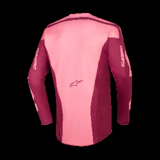 Alpinestars Cross Shirt 2026 Racer Riway - Donker Rood / Coral
