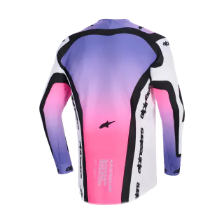 Alpinestars Cross Shirt 2026 Supertech Pro Vista - Wit / Paars / Zwart