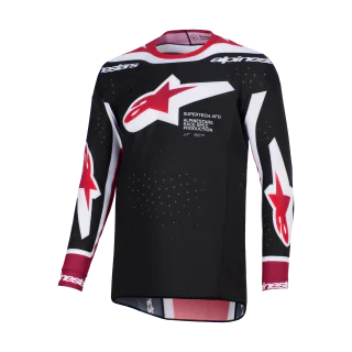 Alpinestars Cross Shirt 2026 Supertech Pro Vista - Zwart / Rood / Wit
