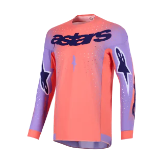 Alpinestars Cross Shirt 2026 Supertech Scenz - Hot Coral / Paars