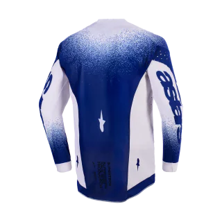Alpinestars Cross Shirt 2026 Supertech Scenz - Licht Grijs / Donker Blauw