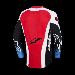 Alpinestars Cross Shirt 2026 Techstar Knif - Zwart / Wit / Rood