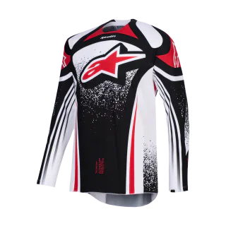 Alpinestars Cross Shirt 2026 Techstar Nomur - Zwart / Wit / Rood
