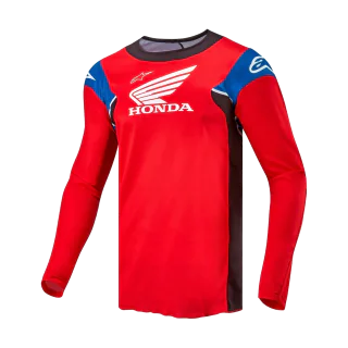 Alpinestars Cross Shirt 2027 Racer Iconic Honda - Rood / Zwart / Wit