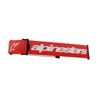 Alpinestars Crossbril Band Supertech - Rood / Wit