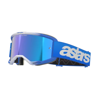 Alpinestars Crossbril Vision 5 Blaze - Blauw - Spiegel Blauw Lens