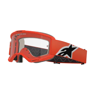 Alpinestars Crossbril Vision 5 Corp - Oranje - Clear Lens