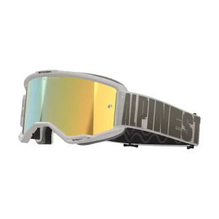 Alpinestars Crossbril Vision 5 Hollow - Wind - Spiegel Goud Lens
