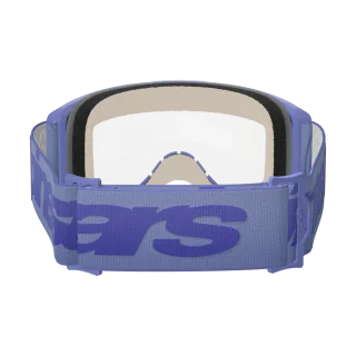 Alpinestars Crossbril Vision 5 Wordmark - Paars - Clear Lens