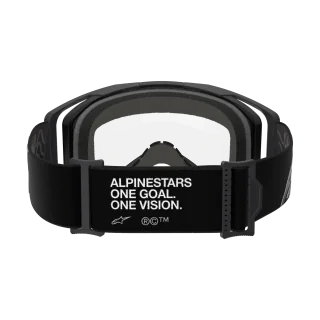 Alpinestars Crossbril Vision 8 Corp - Zwart - Clear Lens