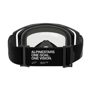 Alpinestars Crossbril Vision 8 Corp - Zwart - Dual Vented Clear Lens