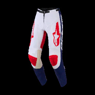 Alpinestars Crossbroek 2026 Racer Riway - Wit / Blauw / Rood
