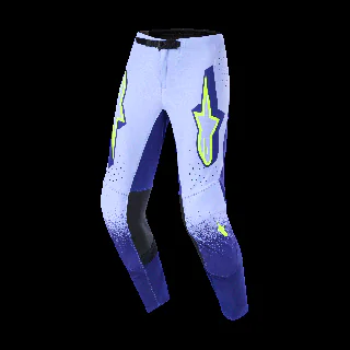 Alpinestars Crossbroek 2026 Supertech Scenz - Paars / Fluo Geel