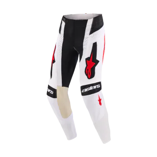 Alpinestars Crossbroek 2026 Techstar Knif - Zwart / Wit / Rood