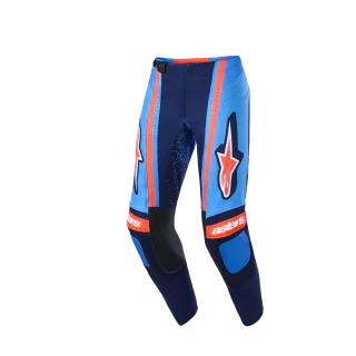 Alpinestars Crossbroek 2026 Techstar Nomur - Donker Navy / Oranje / Ucla / Blauw