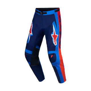 Alpinestars Crossbroek 2027 Racer Hunt - Strong Blauw / Deep Blauw / Fire Rood