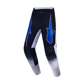 Alpinestars Crossbroek 2027 Supertech AFD Hiten - Zwart / Licht Lilac / Blithe Blauw