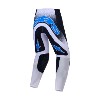 Alpinestars Crossbroek 2027 Supertech AFD Hiten - Zwart / Licht Lilac / Blithe Blauw