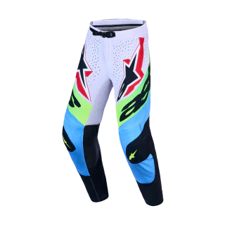 Alpinestars Crossbroek 2027 Supertech Dyna - Licht Lilac / Fluo Groen / Zwart