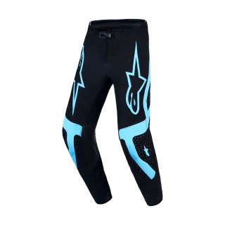 Alpinestars Crossbroek 2027 Supertech Vesta - Zwart / Turquoise