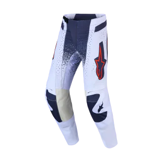 Alpinestars Crossbroek 2027 Techstar Swan - Licht Lilac / Donker Grijs / Fluo Rood