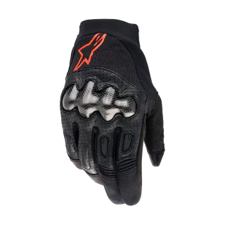 Alpinestars Crosshandschoenen 2026 Megawatt - Zwart / Fluo Rood