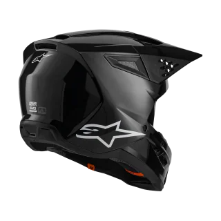 Alpinestars Crosshelm S-M3 Solid - Glans Zwart