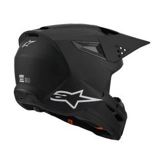 Alpinestars Crosshelm S-M3 Solid - Mat Zwart