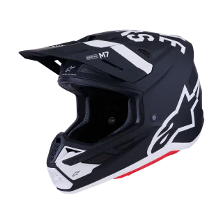 Alpinestars Crosshelm S-M7 Dasher - Zwart / Wit